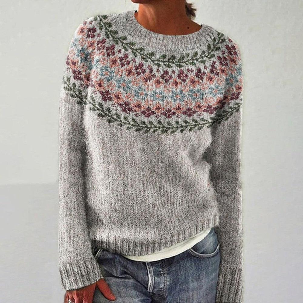 Bridget | Sweter z Okrągłym Dekoltem