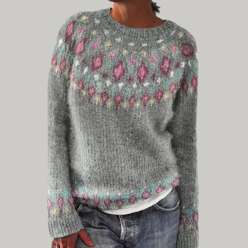 Candace | Sweter z Wzorem