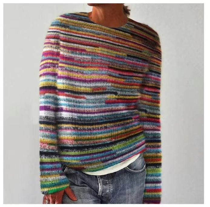 Carola | Casualny Sweter w Wzory