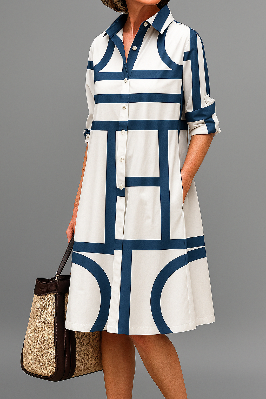 JULIA| Elegancka Midi-Sukienka