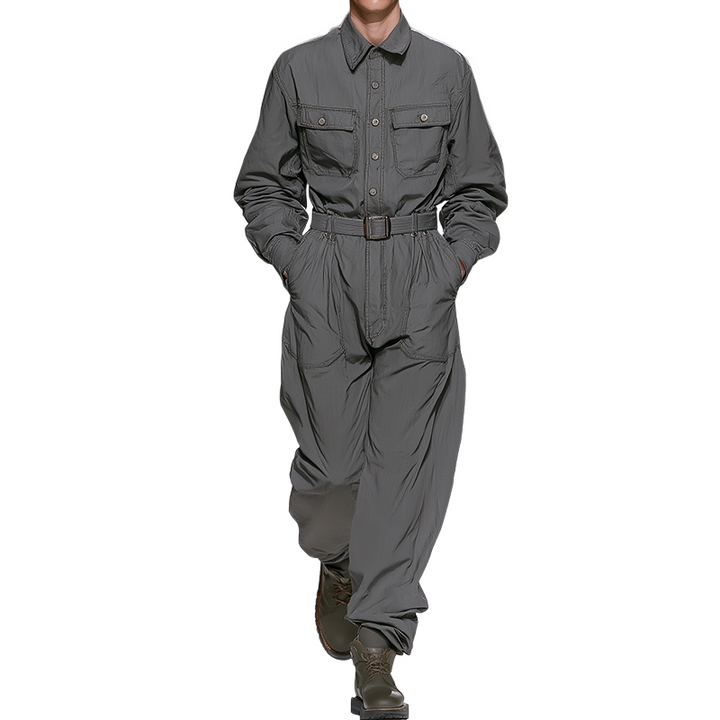 Męski Retro Casual Bawełniany Luźny Kombinezon Roboczy MTA0466H1TO