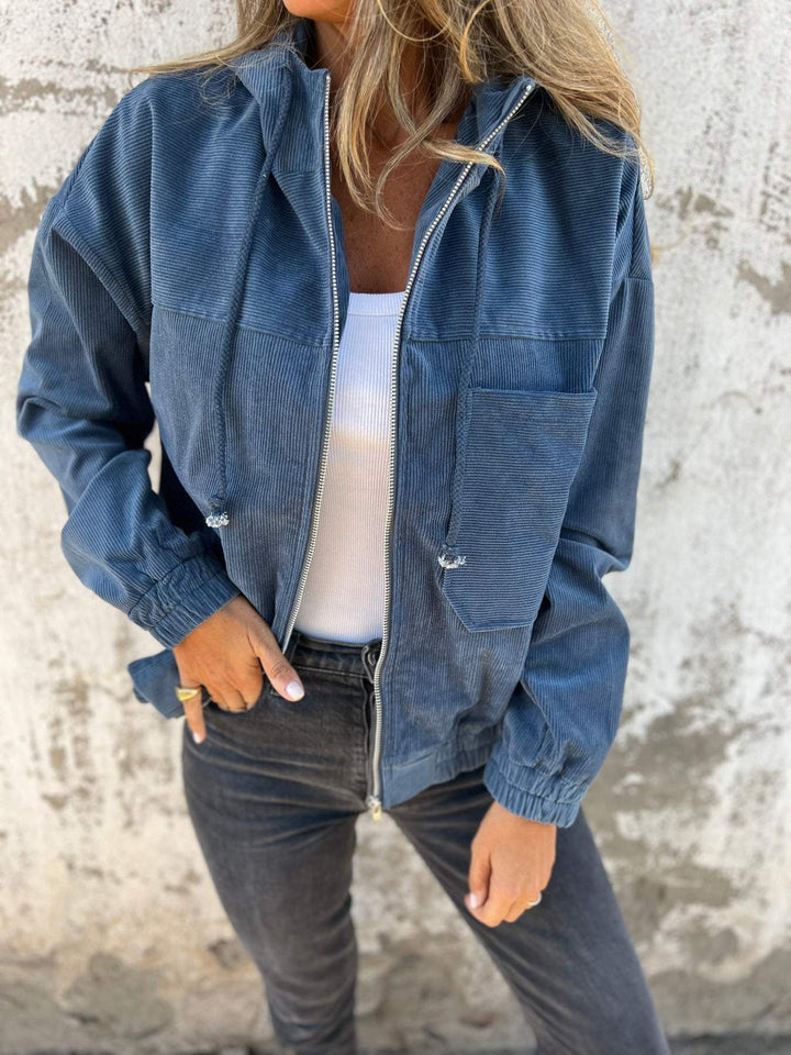 Isabella™ Casual Hooded Jacket with Zipper