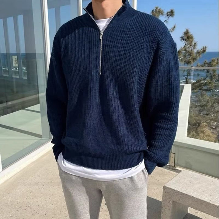 Sweter JEONJU z półzamkiem