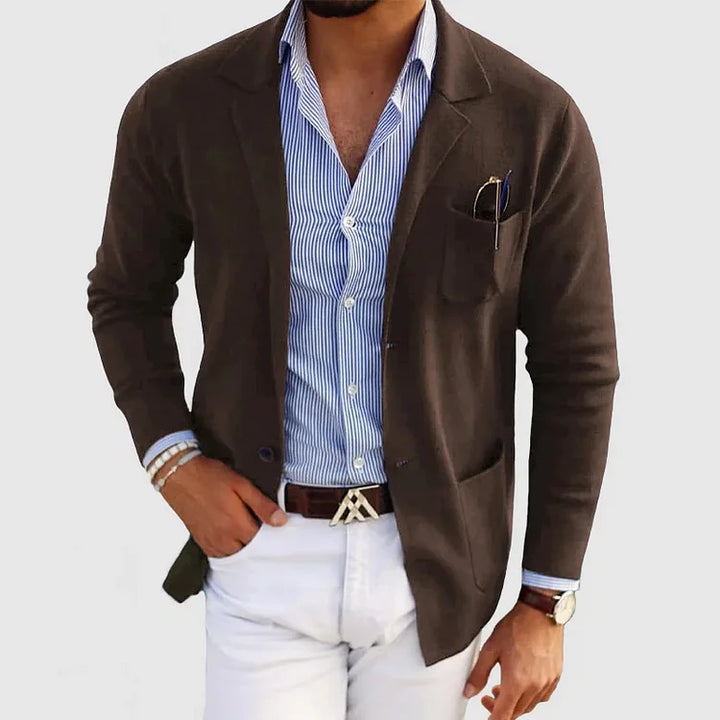 ROSSI ROMA | Luksusowy Męski Blazer z Miękkiego Materiału