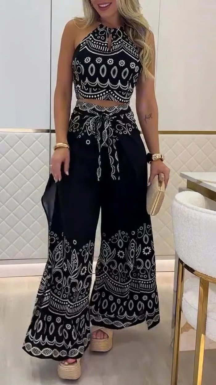 Anna – Dwuczęściowy Komplet z Wzorem Boho