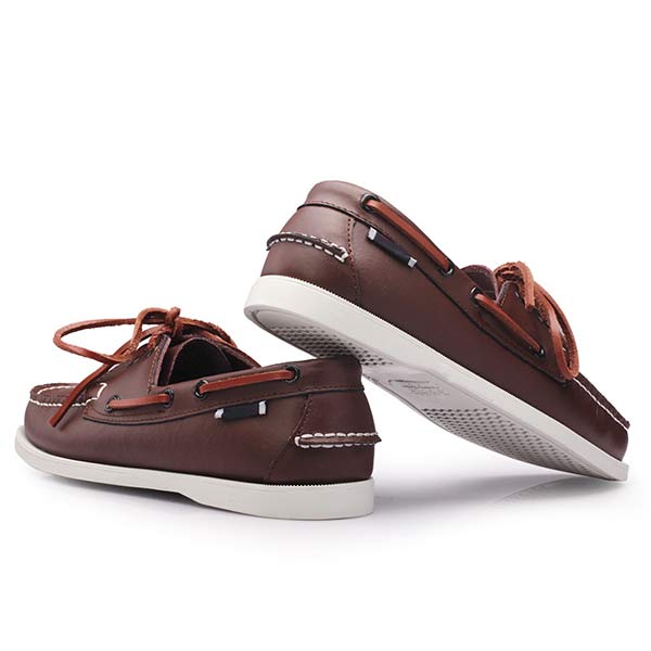 MĘSKIE SKÓRZANE BUTY ŻEGLARSKIE 41603460