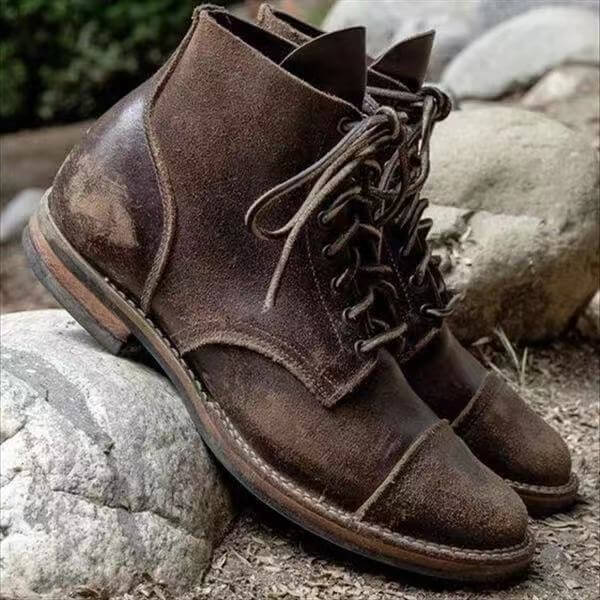 Kent - Komfortowe Skórzane Botki