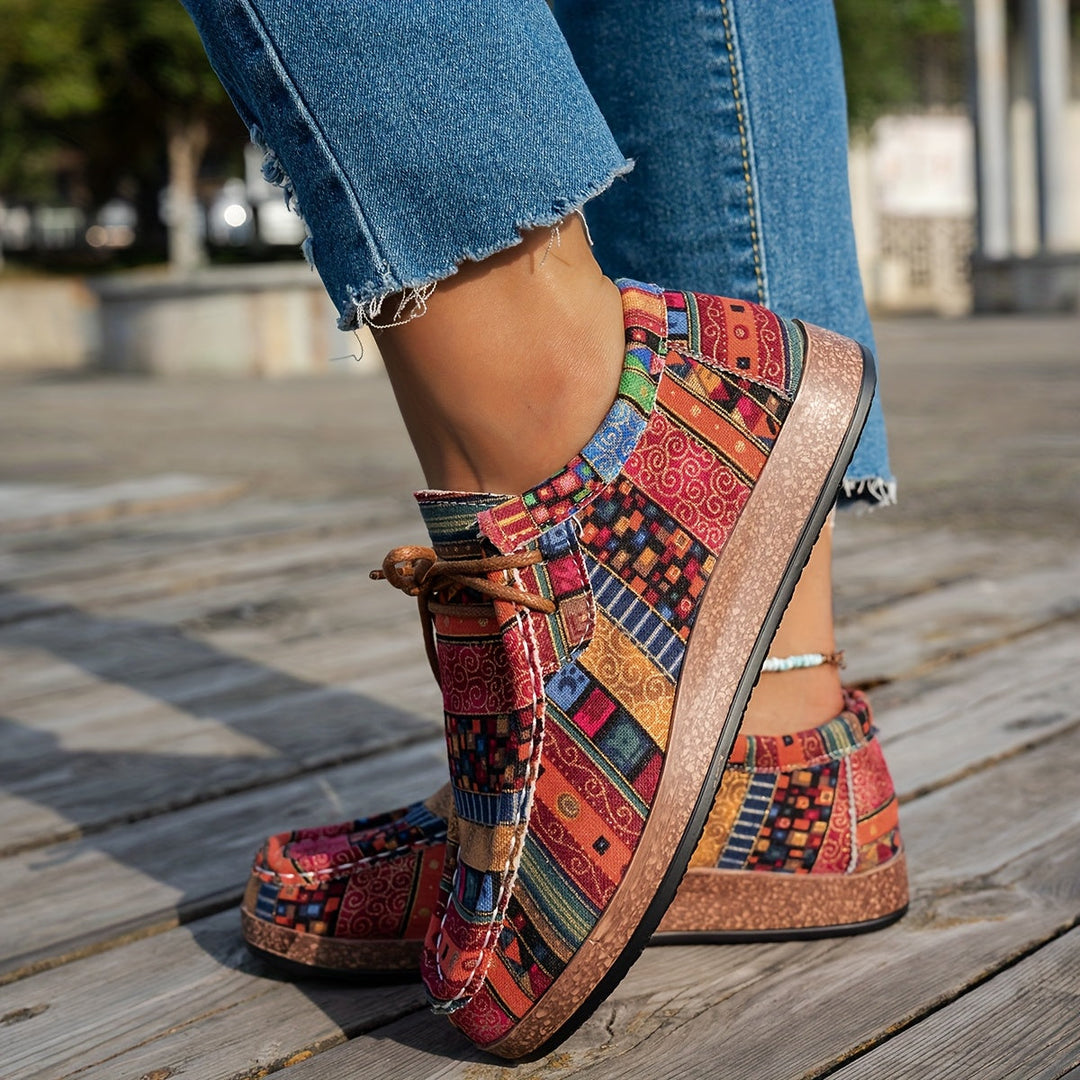 Beeckhoven – Kolorowe Retro Buty Damskie