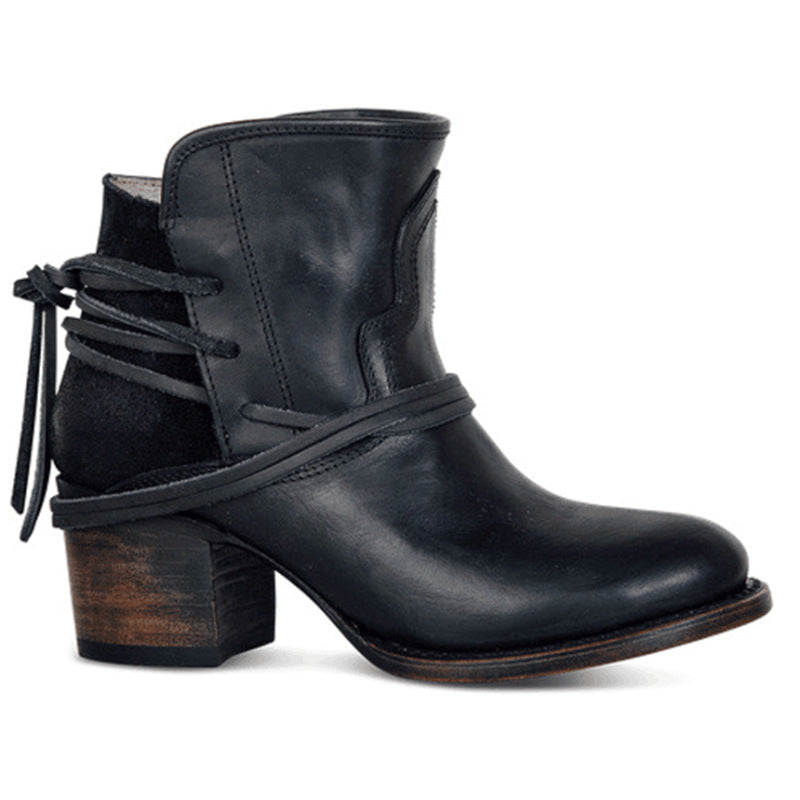 Liora – Eleganckie skórzane botki damskie