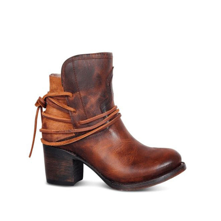 Liora – Eleganckie skórzane botki damskie