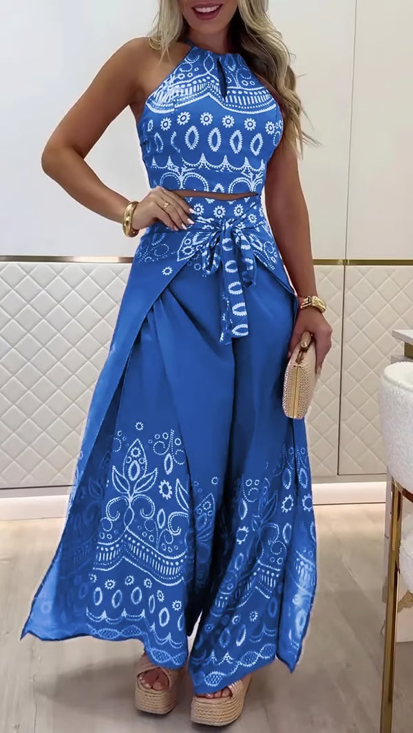 Anna – Dwuczęściowy Komplet z Wzorem Boho