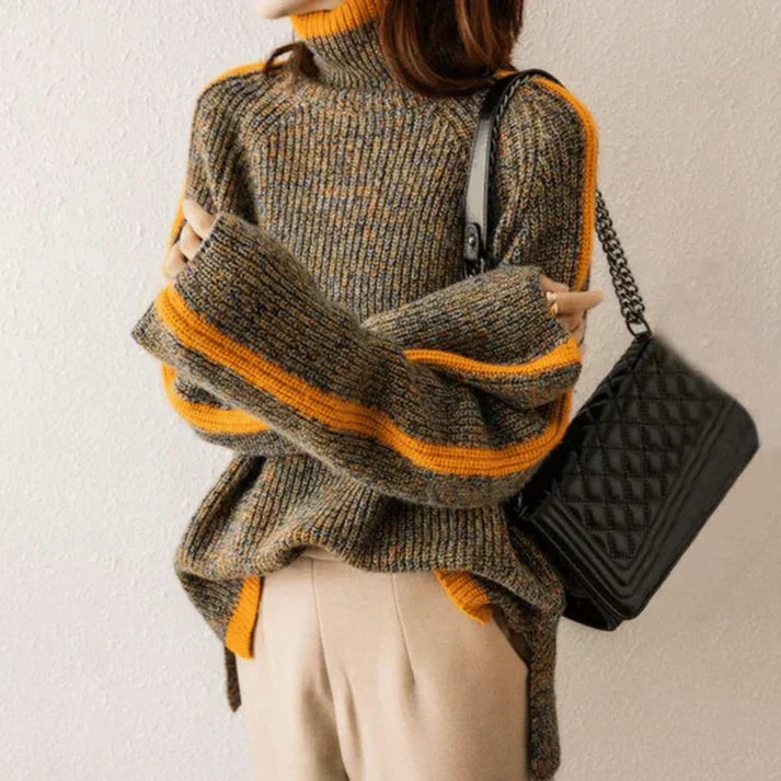Sweter z golfem Aya
