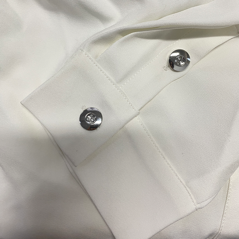 Męska klasyczna koszula w stylu amerykańskim z haftem, slim fit, bawełnowa, z długim rękawem 98153445K