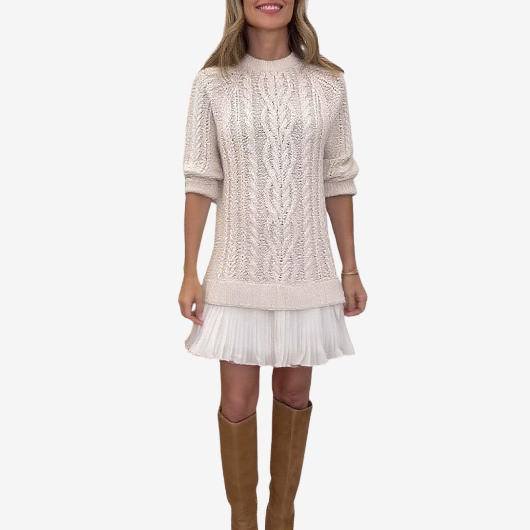 Milena - Sukienka Jesiennej Elegancji