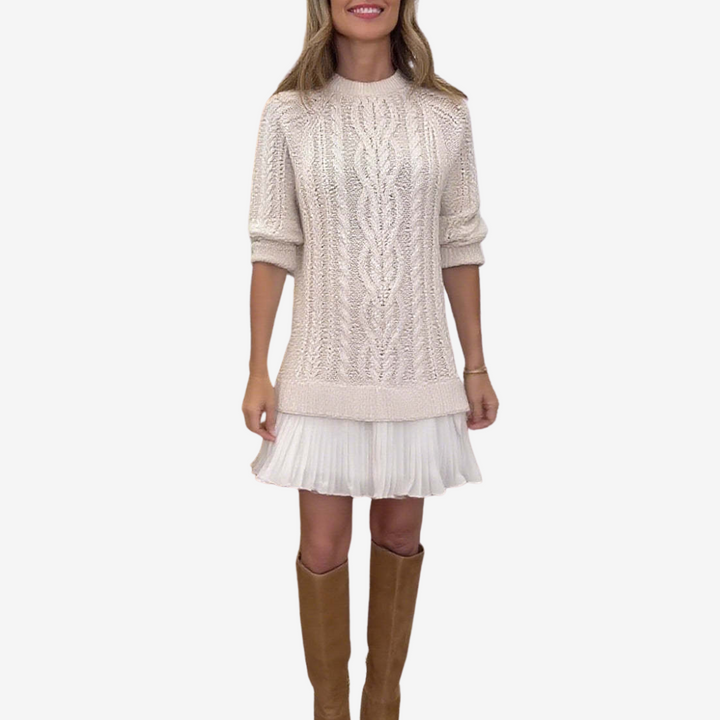 Milena - Sukienka Jesiennej Elegancji