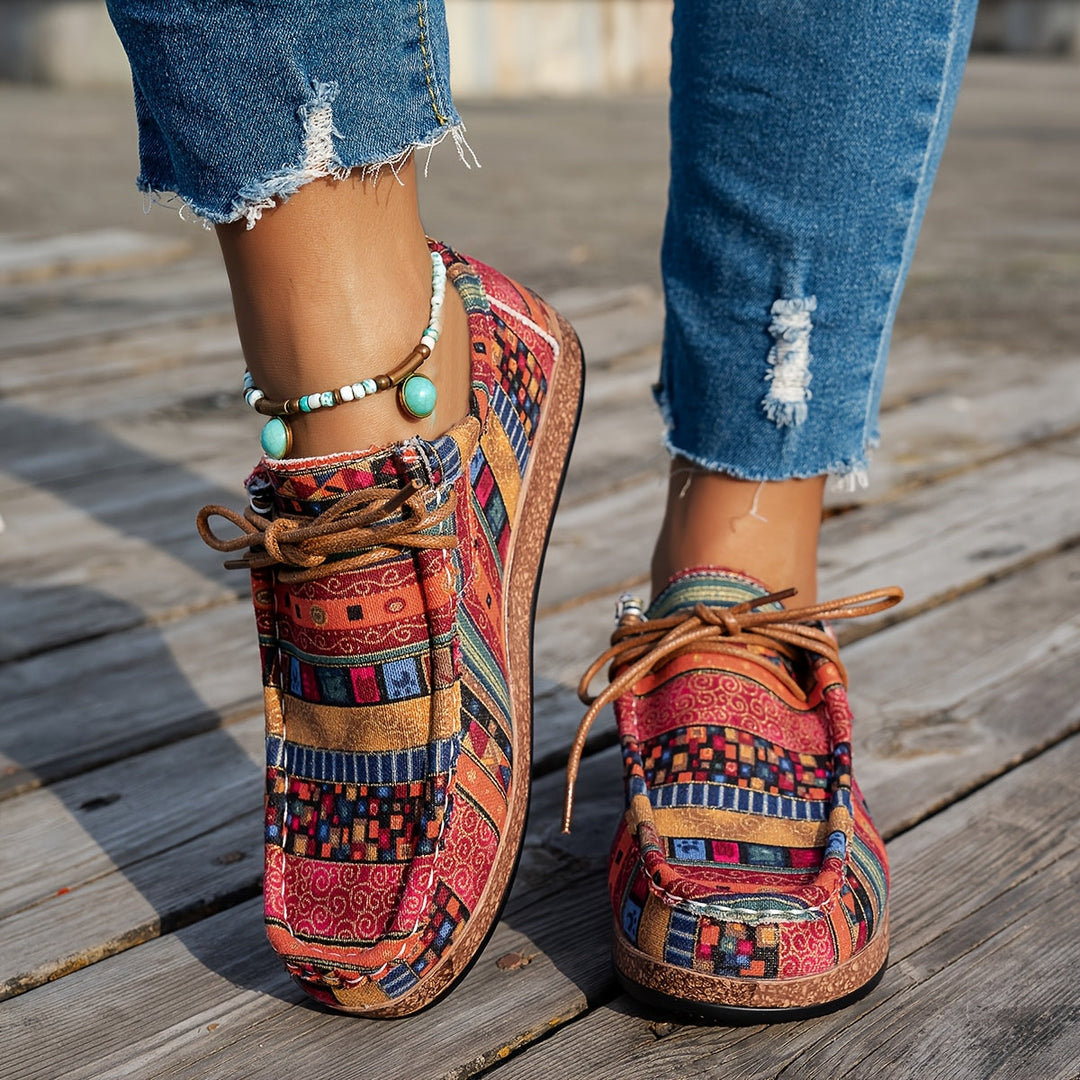 Beeckhoven – Kolorowe Retro Buty Damskie