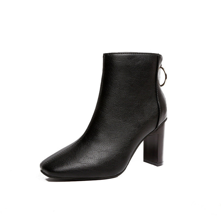 Aurelia – Eleganckie Casual Skórzane Botki dla Kobiet