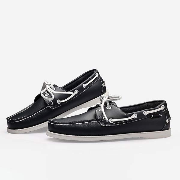 MĘSKIE SKÓRZANE BUTY ŻEGLARSKIE 41603460
