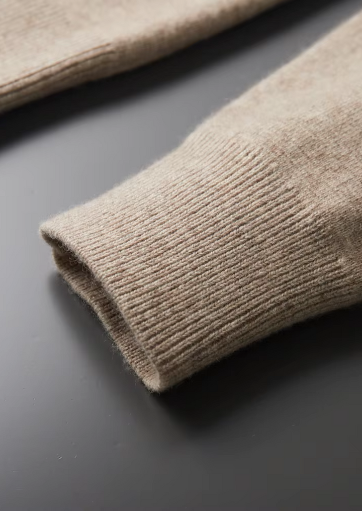 KARDIGAN Z ZIPEM Z DODATKOWO FINEJ WEŁNY MERINO