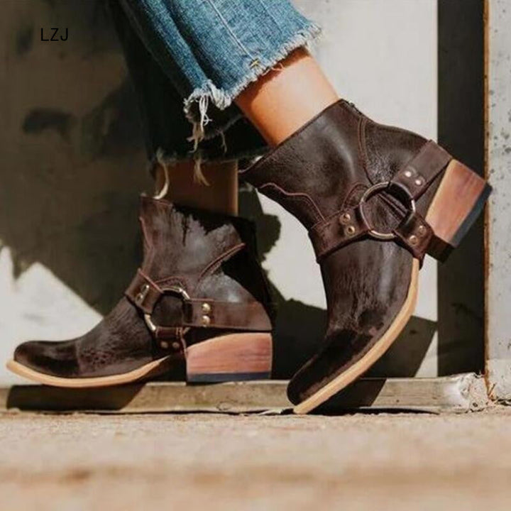 Sophia - Eleganckie skórzane buty damskie