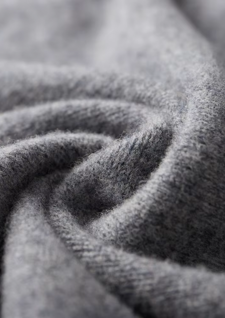 KARDIGAN MERINO ZIP W DWUKOLORZE
