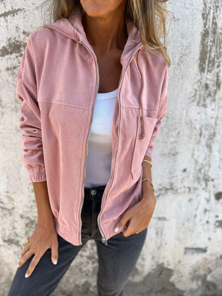Isabella™ Casual Hooded Jacket with Zipper