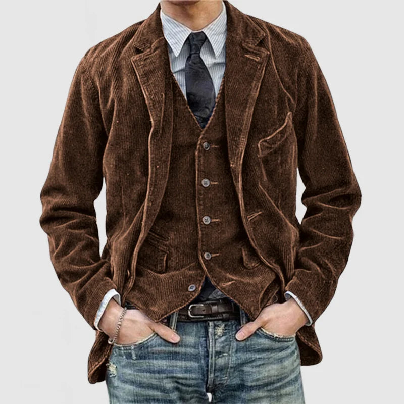 ROSSI ROMA | Vintage Jacket and Vest Set