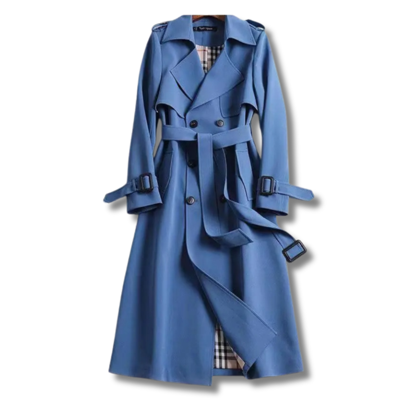 Elena™ | Klasyczny Trench z Paskiem