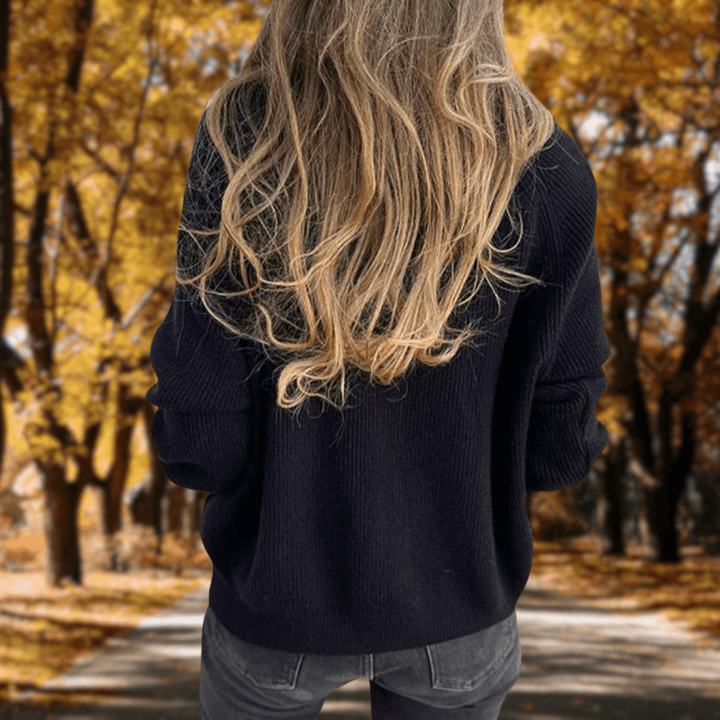 Adeline | Klasyczny Sweter Dzianinowy