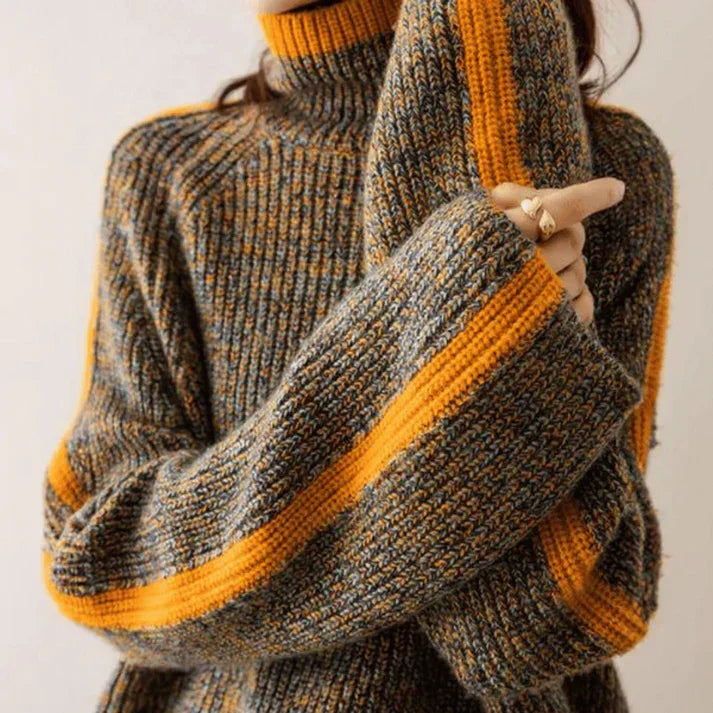 Sweter z golfem Aya