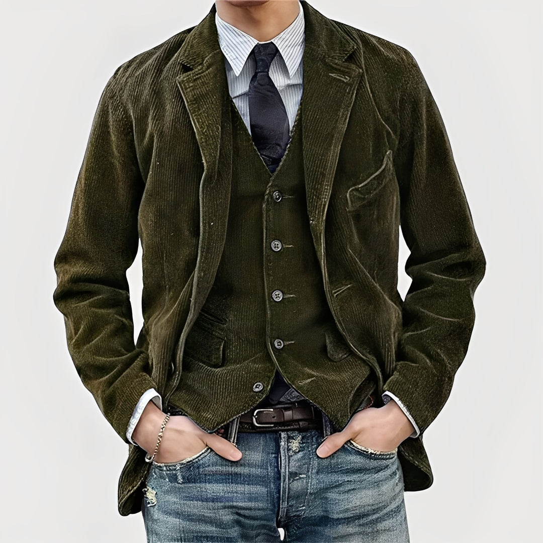 ROSSI ROMA | Vintage Jacket and Vest Set