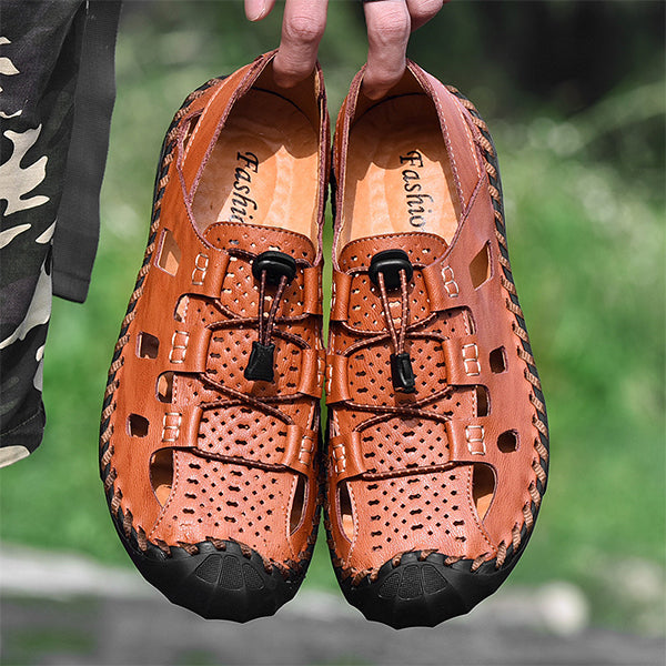 MĘSKIE SPORTOWE SKÓRZANE WODNE BUTY RYBACKIE MTA0678F8I