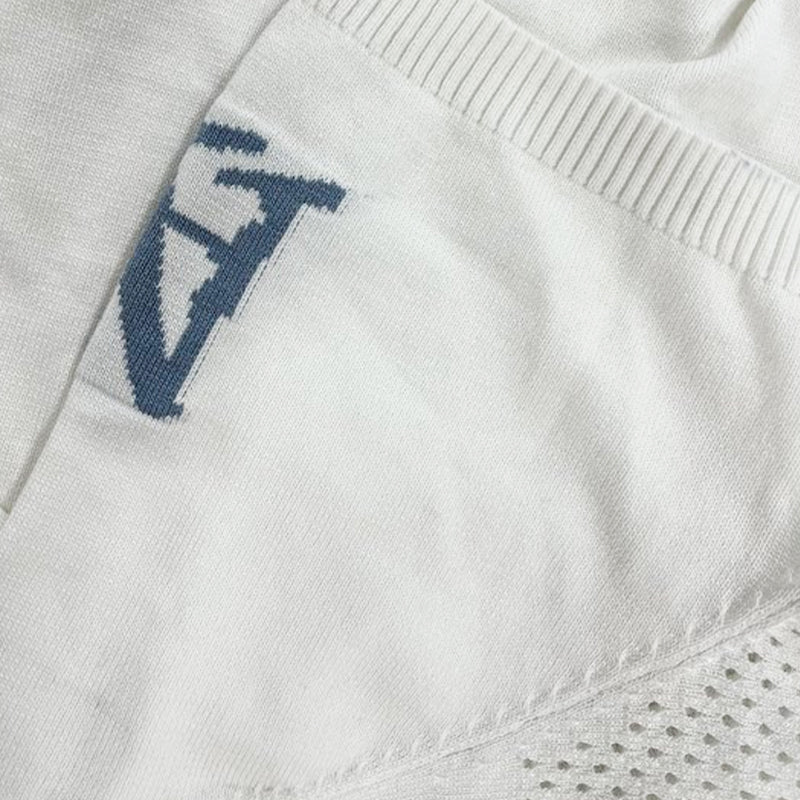 【24-godzinne wysyłki】Męski sweter T-shirt z krótkim rękawem z dzianiny z nadrukiem sportowym MTA1856C1X