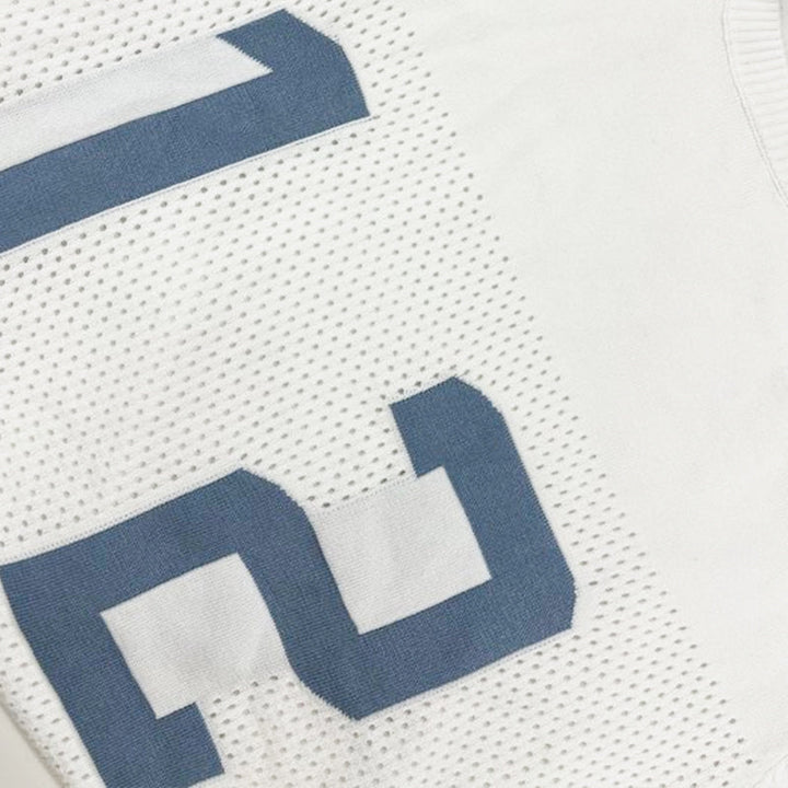 【24-godzinne wysyłki】Męski sweter T-shirt z krótkim rękawem z dzianiny z nadrukiem sportowym MTA1856C1X