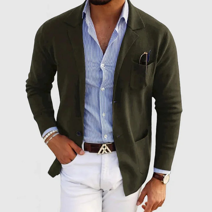 ROSSI ROMA | Luksusowy Męski Blazer z Miękkiego Materiału