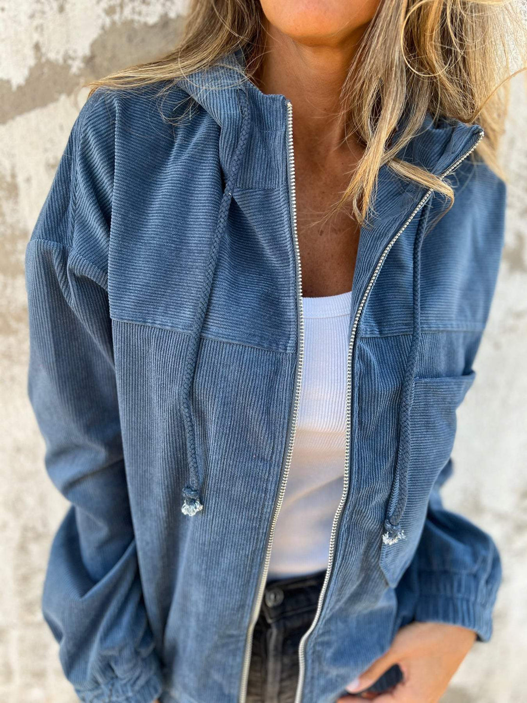 Isabella™ Casual Hooded Jacket with Zipper