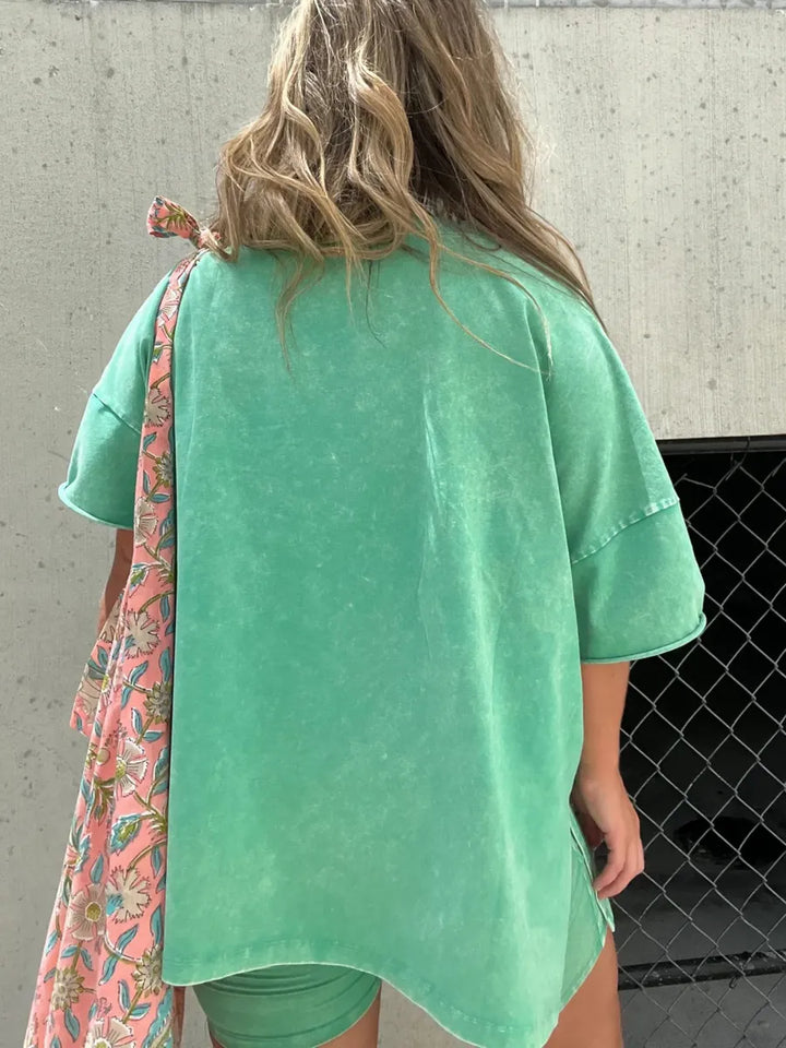 Maja – Oversize'owa koszulka i spodenki