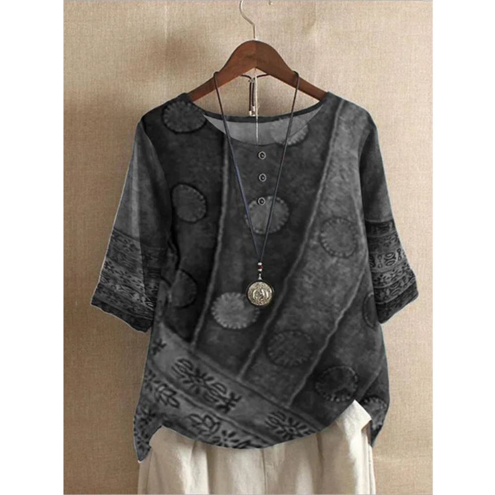 MARISTELLE | Artystyczny Top Patchworkowy