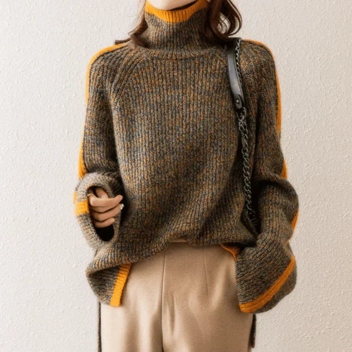 Sweter z golfem Aya