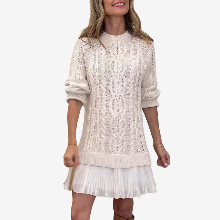 Milena - Sukienka Jesiennej Elegancji
