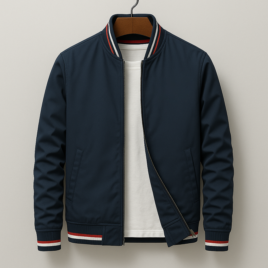 ROSSI ROMA | LETNIA BOMBER JACKET Z PASAMI