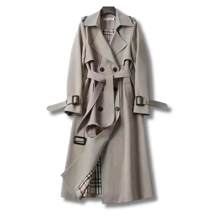 Elena™ | Klasyczny Trench z Paskiem