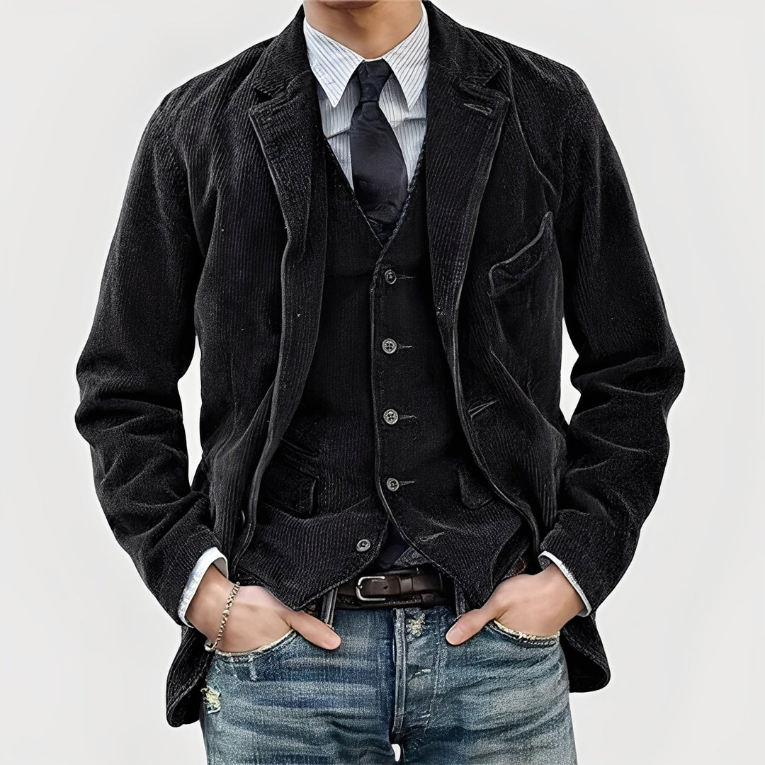 ROSSI ROMA | Vintage Jacket and Vest Set