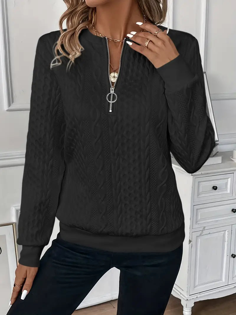 Emy | Sweter z zamkiem