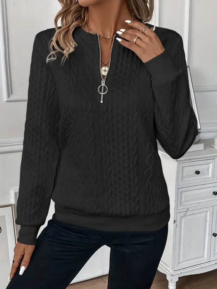 Emy | Sweter z zamkiem