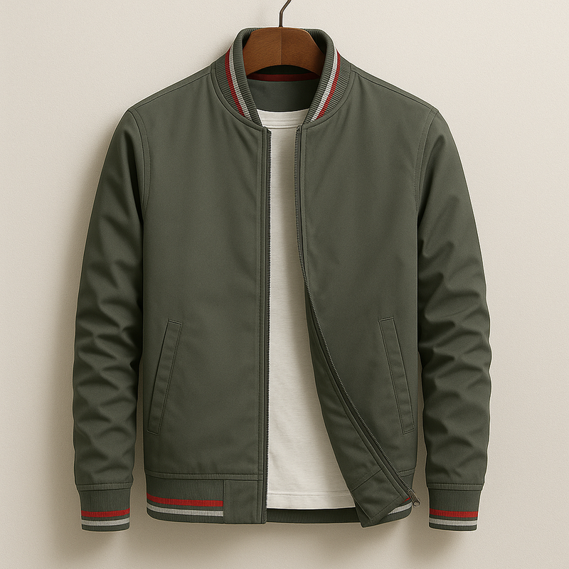 ROSSI ROMA | LETNIA BOMBER JACKET Z PASAMI