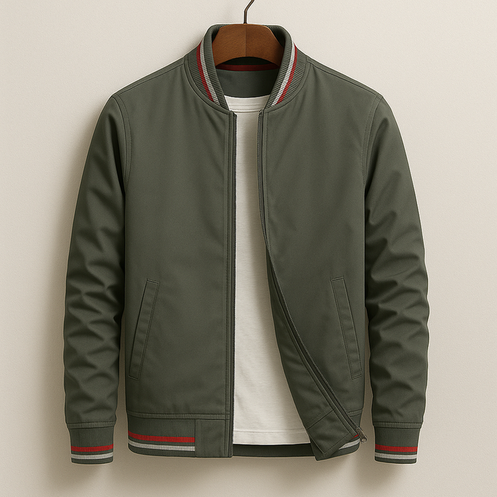 ROSSI ROMA | LETNIA BOMBER JACKET Z PASAMI