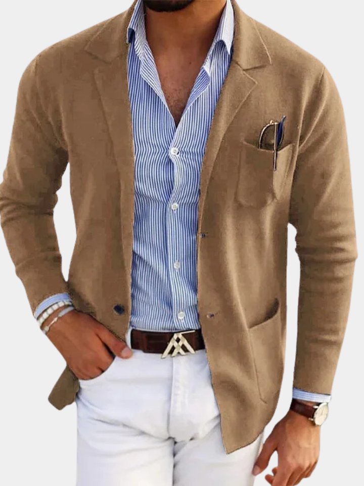ROSSI ROMA | Luksusowy Męski Blazer z Miękkiego Materiału