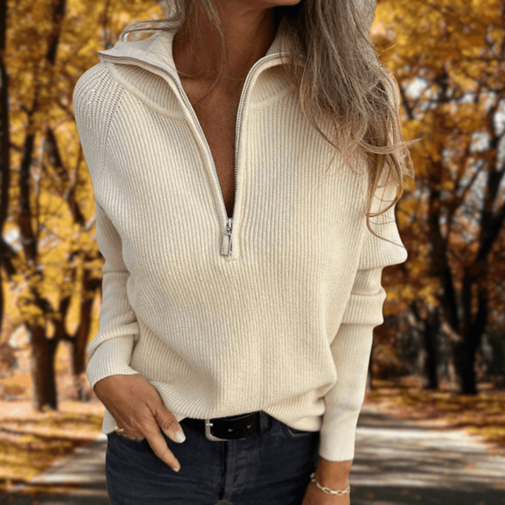 Adeline | Klasyczny Sweter Dzianinowy