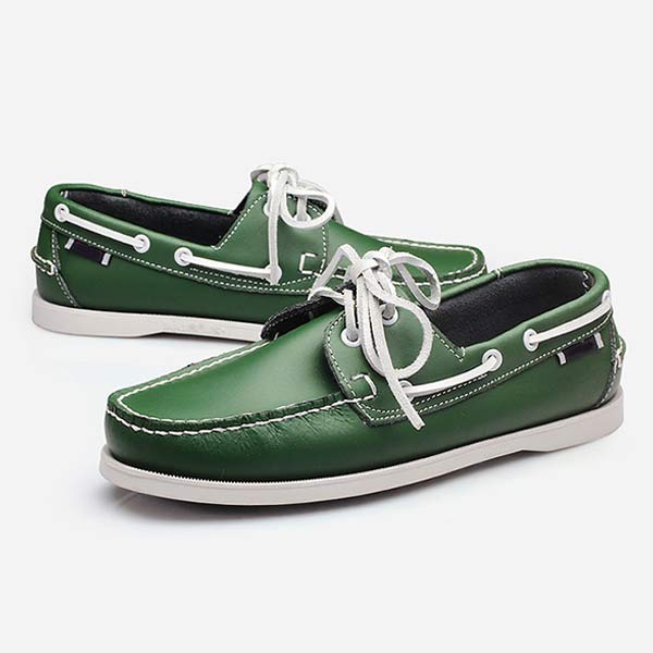 MĘSKIE SKÓRZANE BUTY ŻEGLARSKIE 41603460